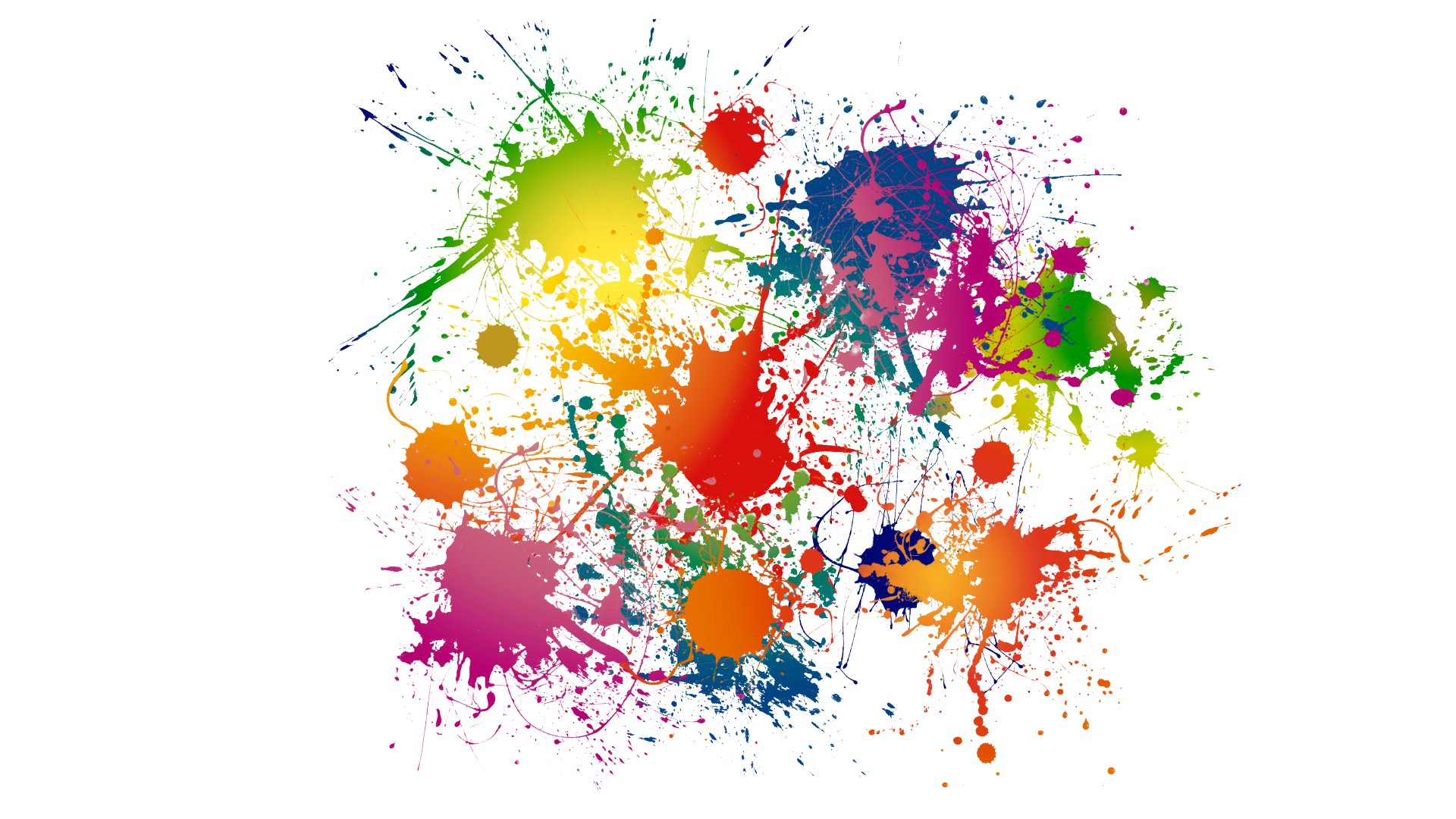 Color splashes background